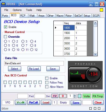 DDUTIL BCD set