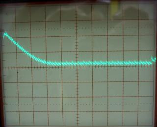 Output voltage drop with 6 uF filter capacitor